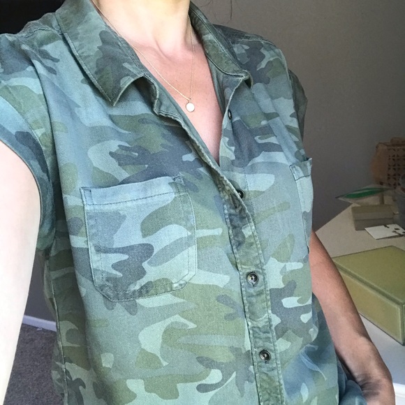 Mossimo Supply Co. Tops - Camo shirt, fits more like S or M